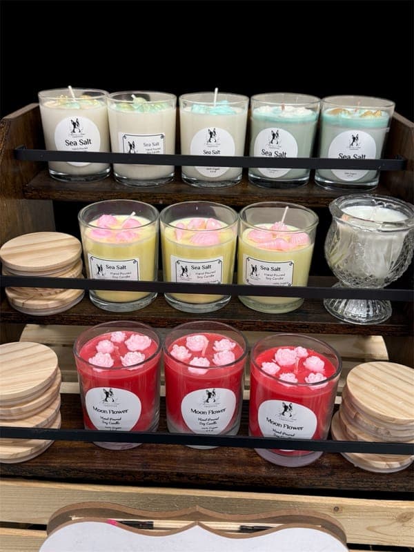 Hand-poured organic Soy Candles