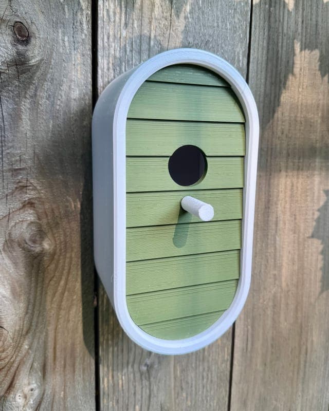 Modern Bungalow Birdhouse