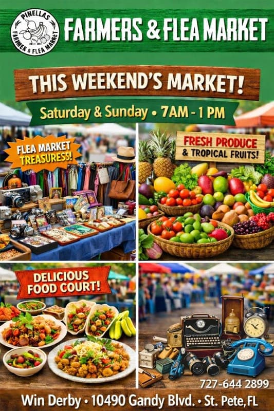 Celebrate America 250 Years Independence at Pinellas Farmers and Flea Market
