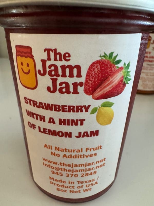 Strawberry with a hint of Lemon Jam