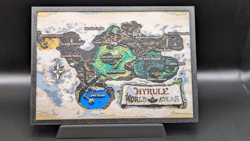 Ocarina of Time Overworld Map