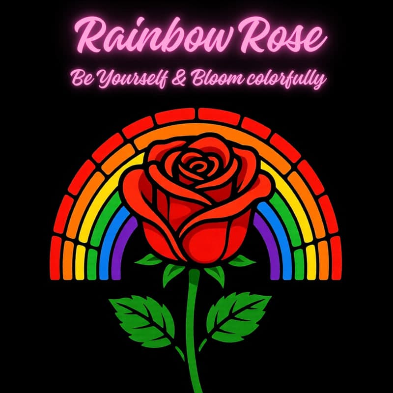 Rainbow Rose