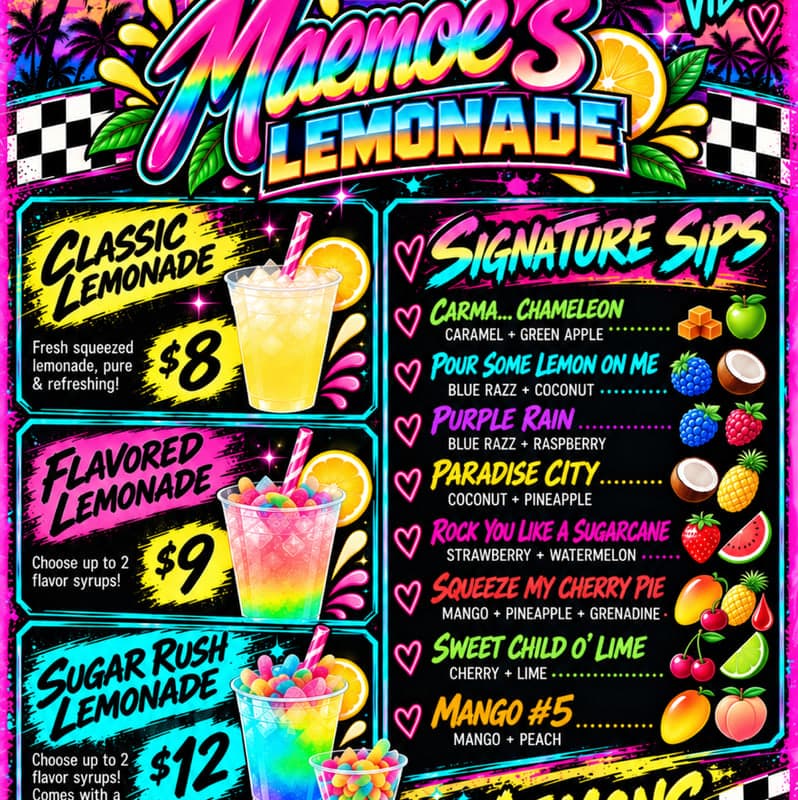 Maemoe’s Lemonade