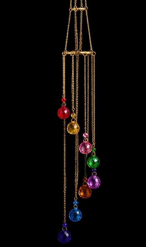 5’ hanging suncatcher custom for a 10’ window