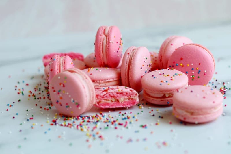 Cake Batter Macarons ($4.25 each or 6 for $23)