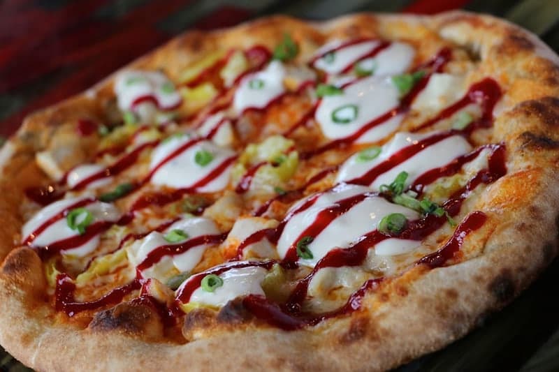 Buffalo chicken pizza