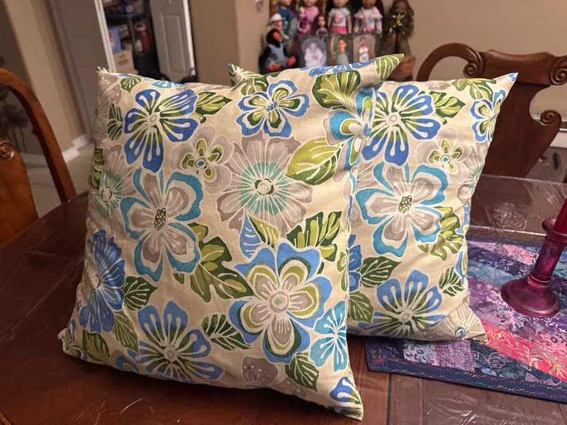 Cotton duck pillows - upholstery fabric
