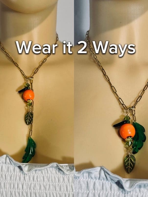 Convertible Sun Kissed Citrus Lariat