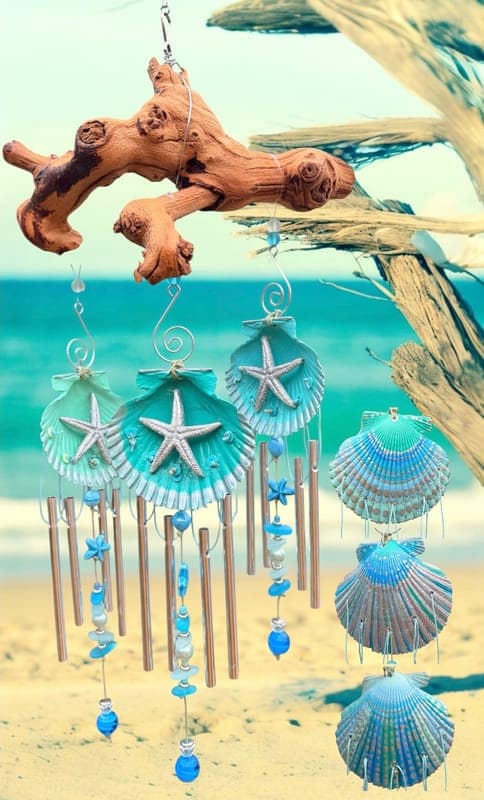 Three Stars Over Beach Waves