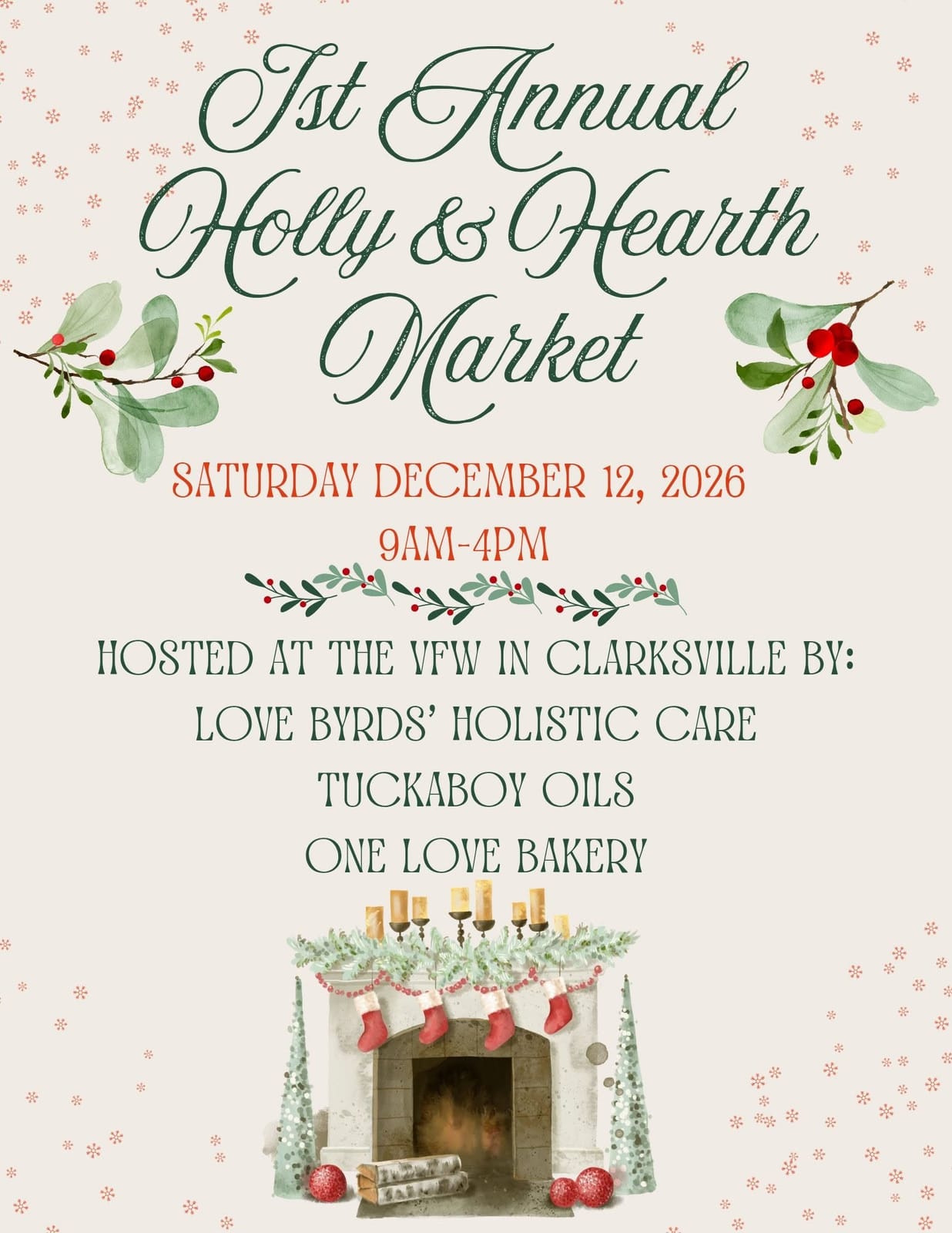 1st Annual Holly and Hearth Market cover photo