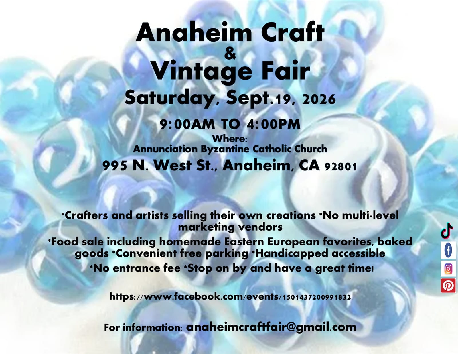 Anaheim Craft & Vintage Fair cover photo