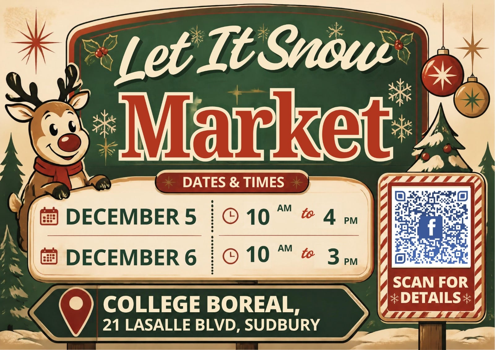 LET IT SNOW HOLIDAY MARKET cover photo