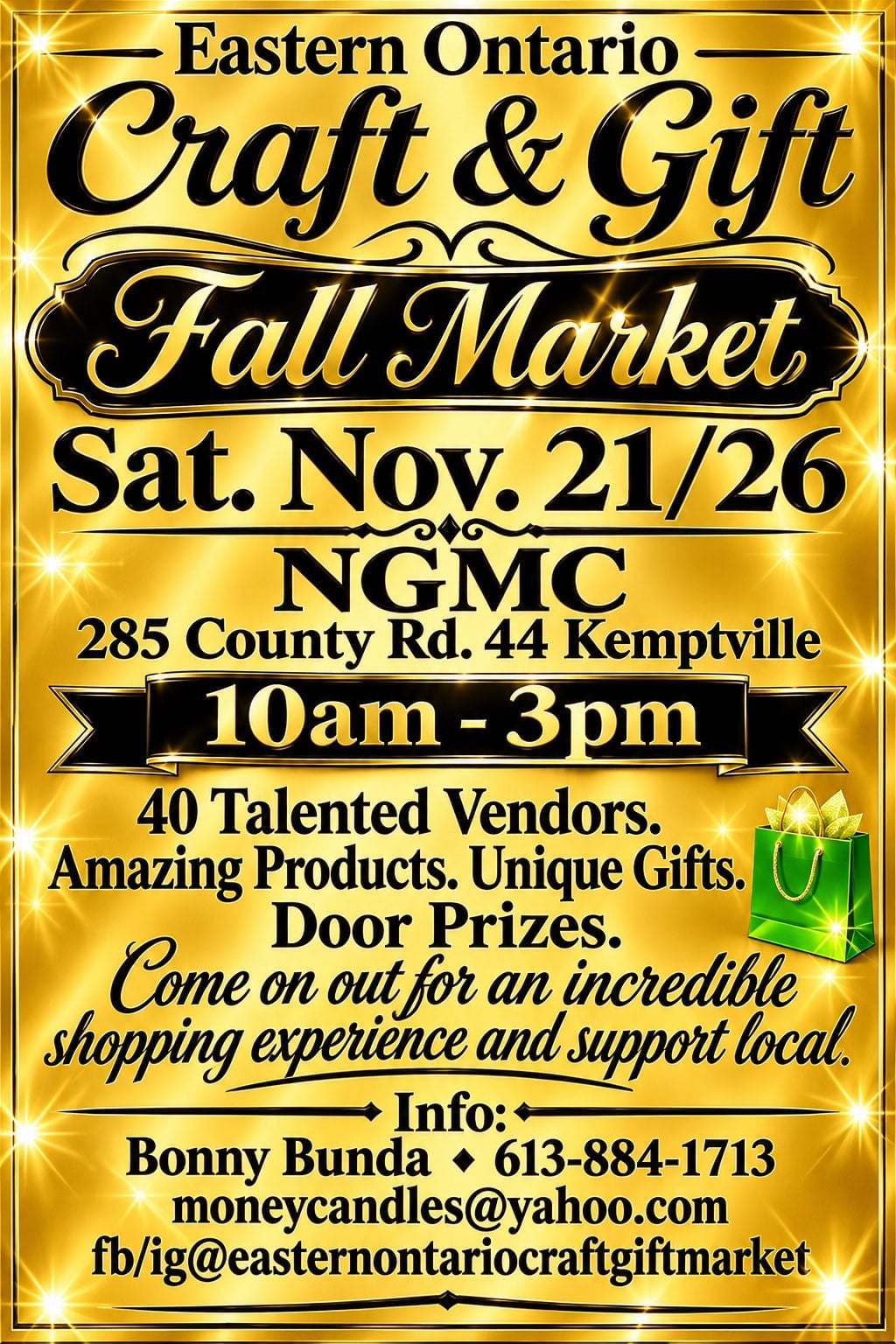 Eastern Ontario Craft & Gift Fall Market cover photo