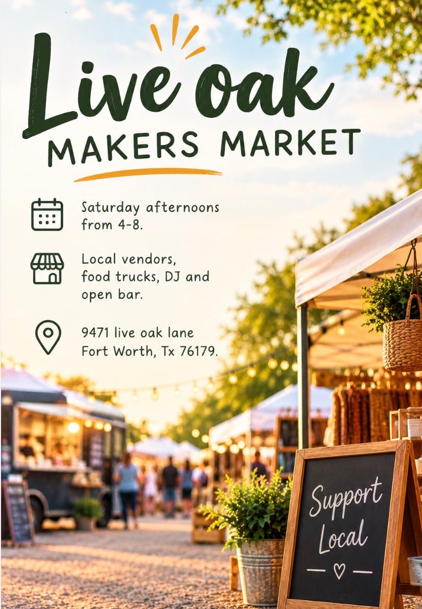 Live oak makers market cover photo