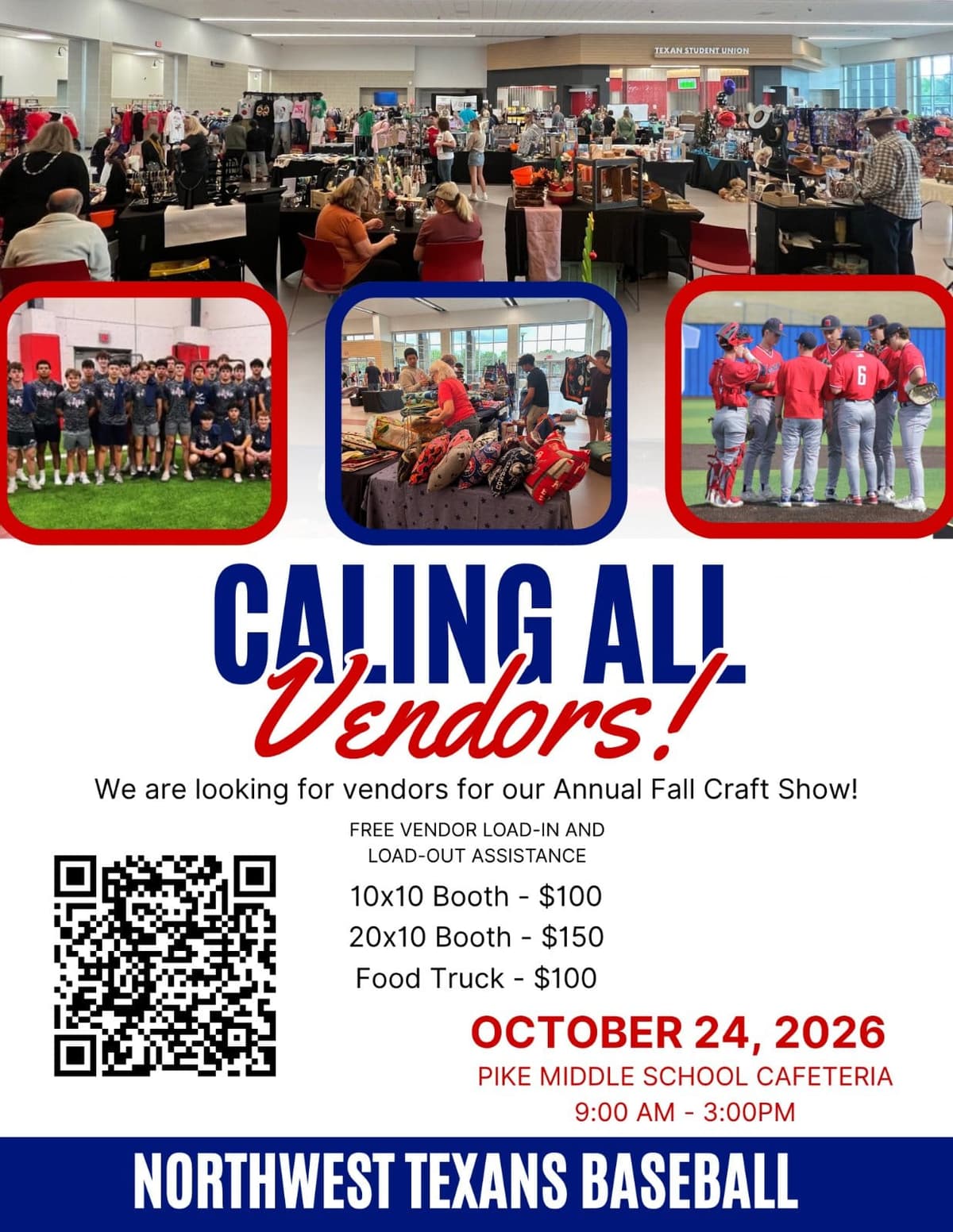 NHS Baseball Fall Craft Show