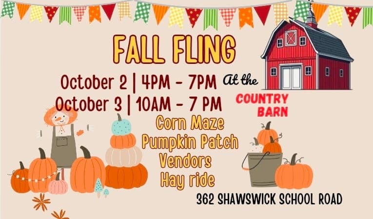 Fall fling at country barn