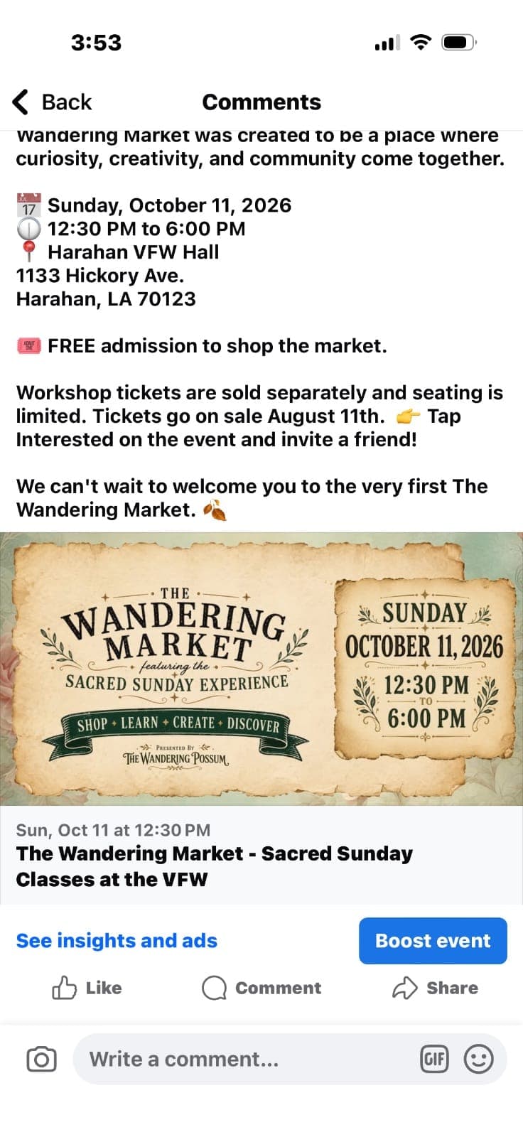 The Wandering Market