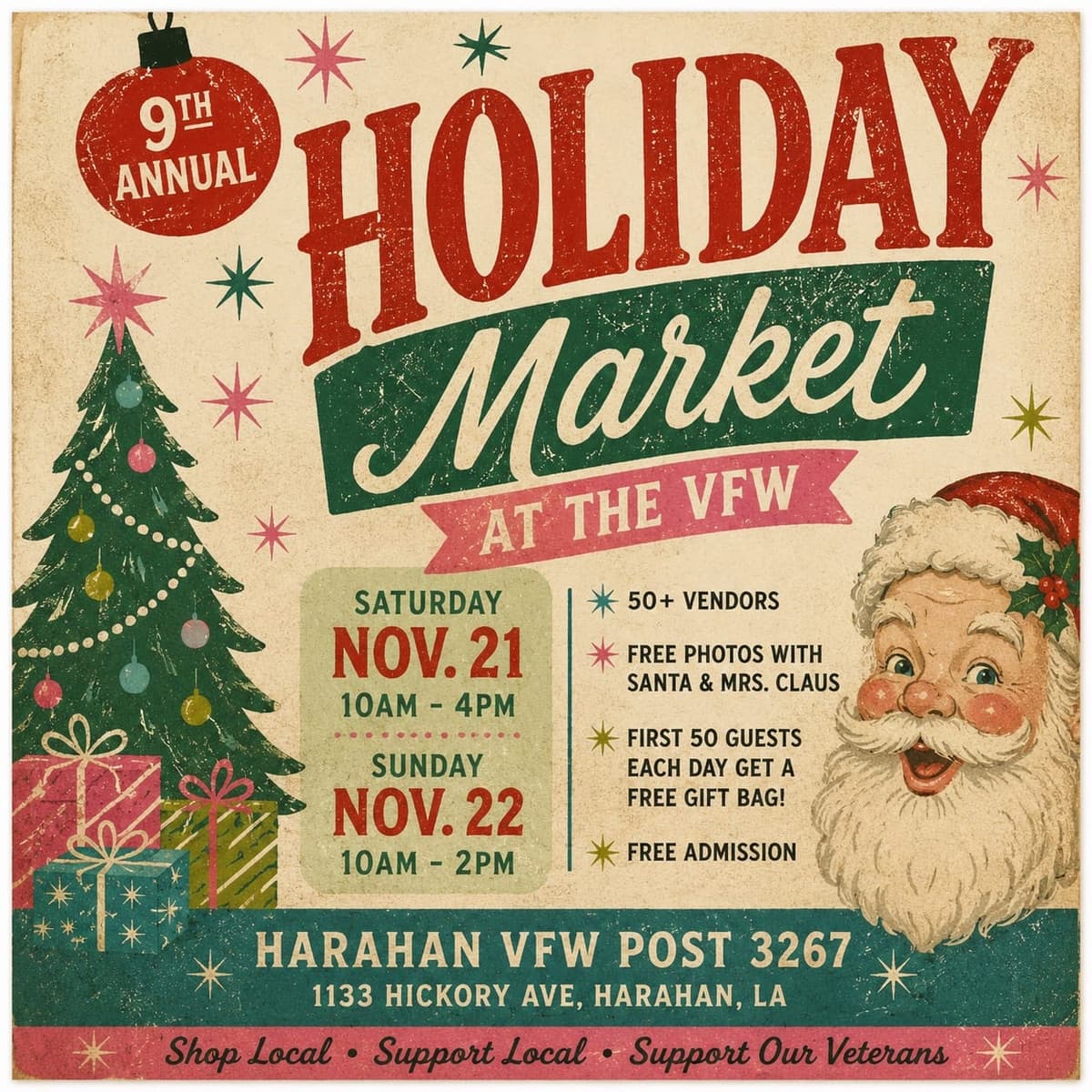 Holiday Market at the Harahan VFW