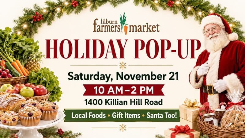 Lilburn Farmers Market Holiday Pop Up