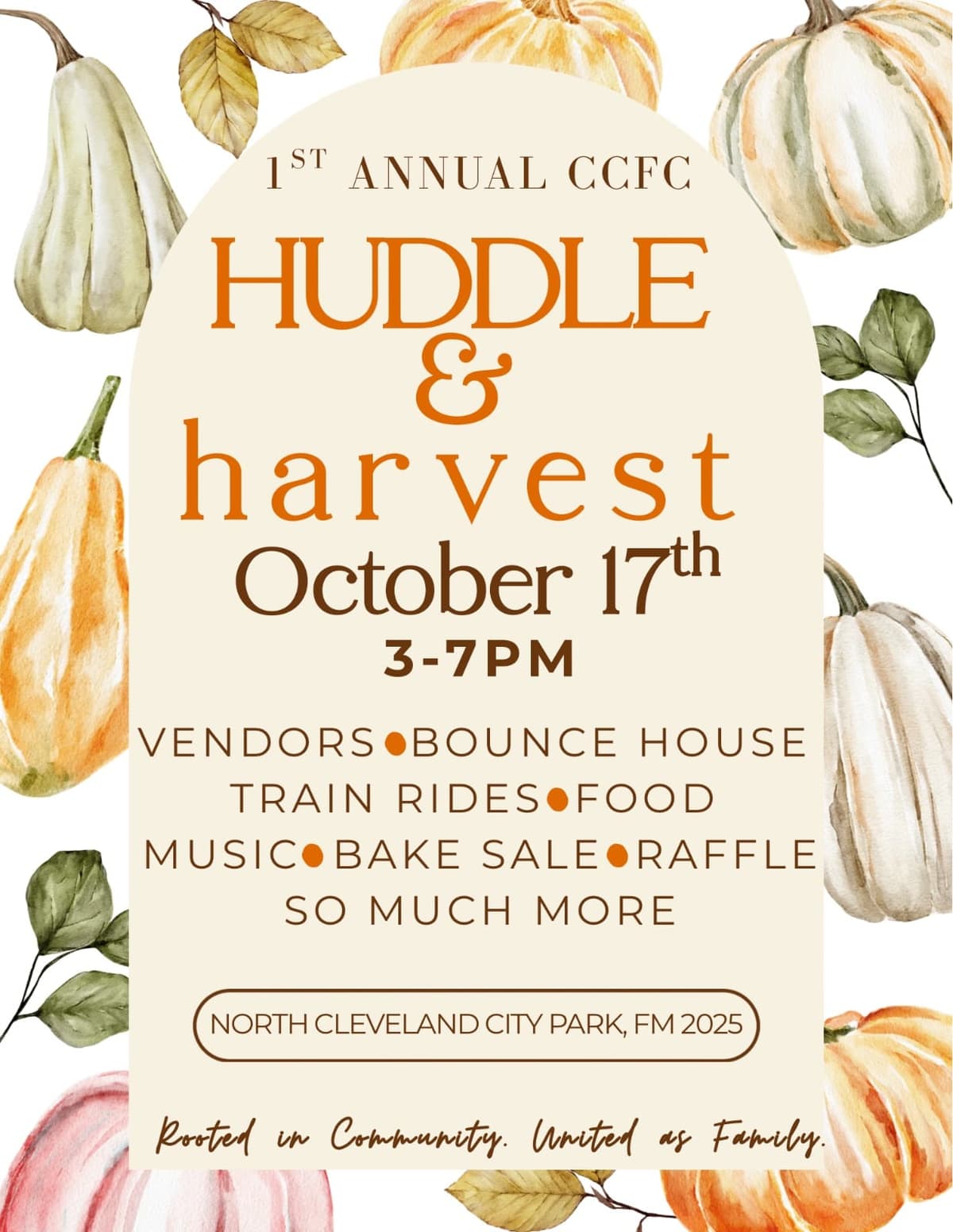 HUDDLE & Harvest Festival