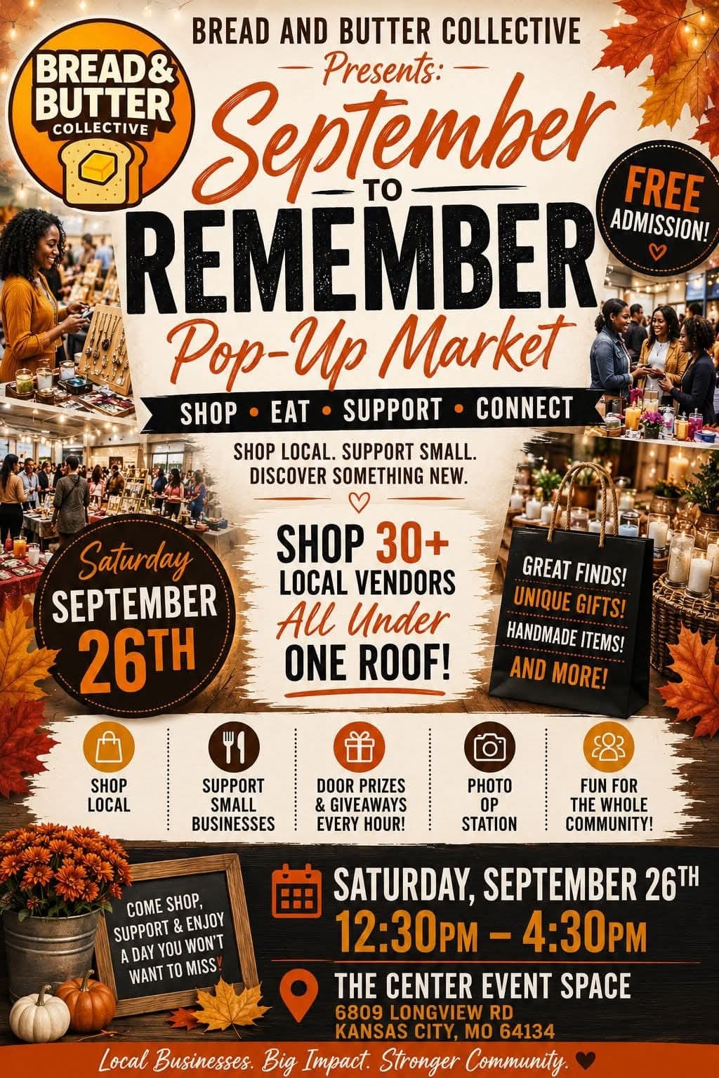 September to Remember Pop-Up Market
