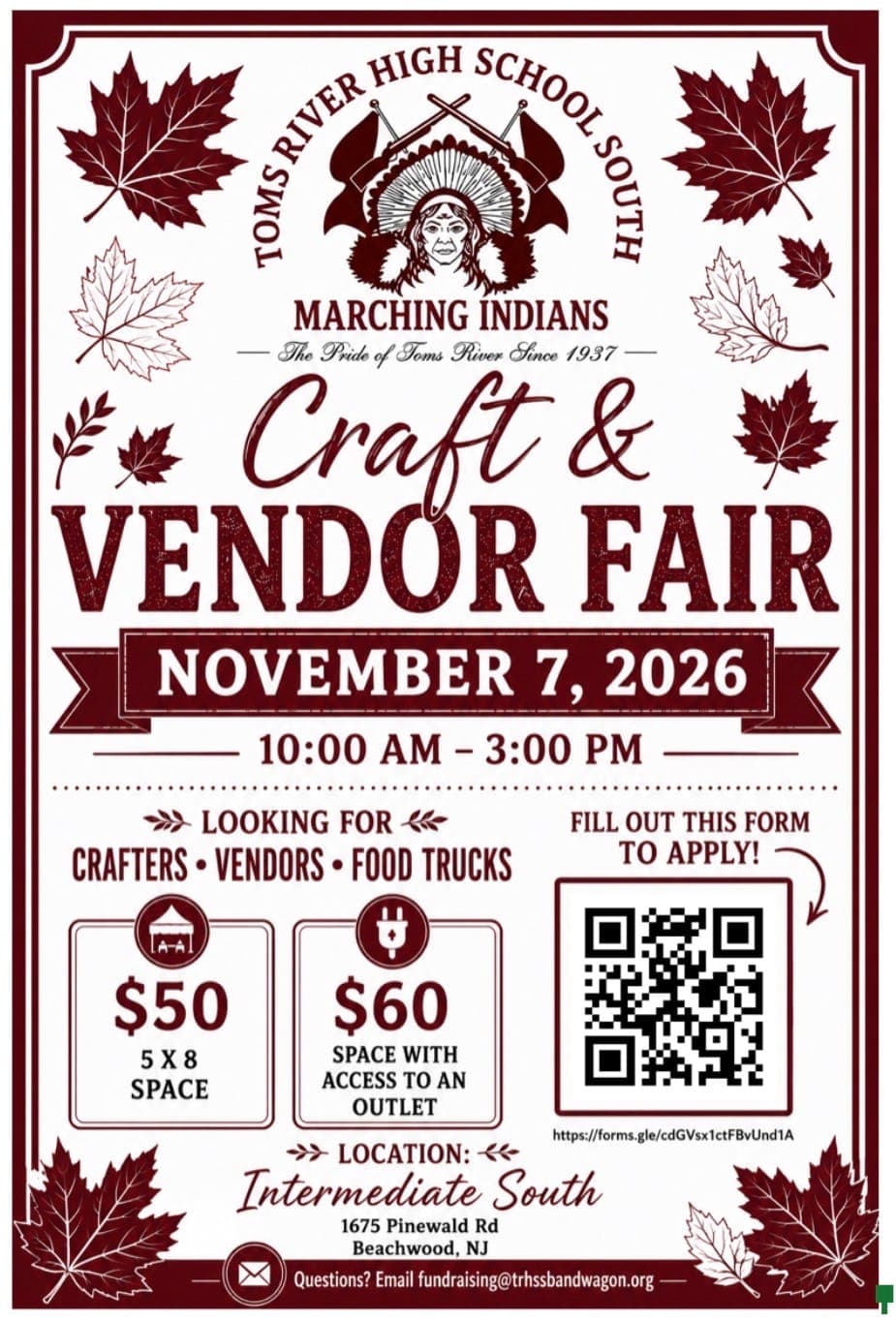 TRHSS Marching Indians Craft & Vendor Fair