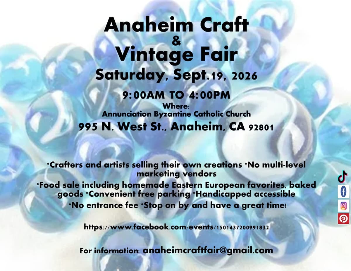 Anaheim Craft & Vintage Fair