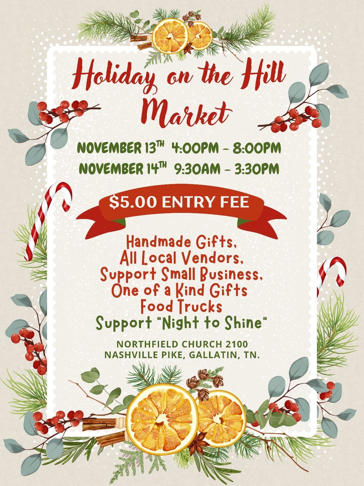 Holiday on the Hill Market