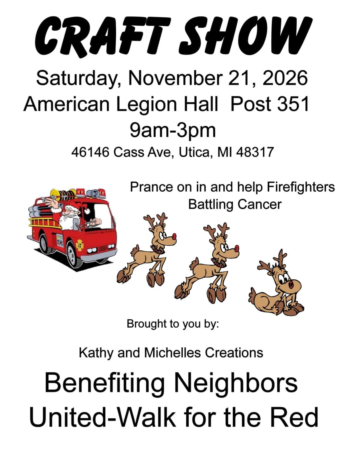 CRAFT SHOW FOR NEIGHBORS UNITED