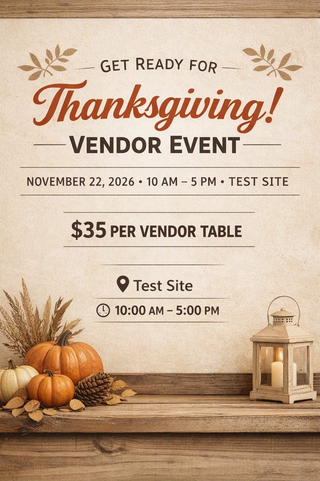 Thanksgiving Market