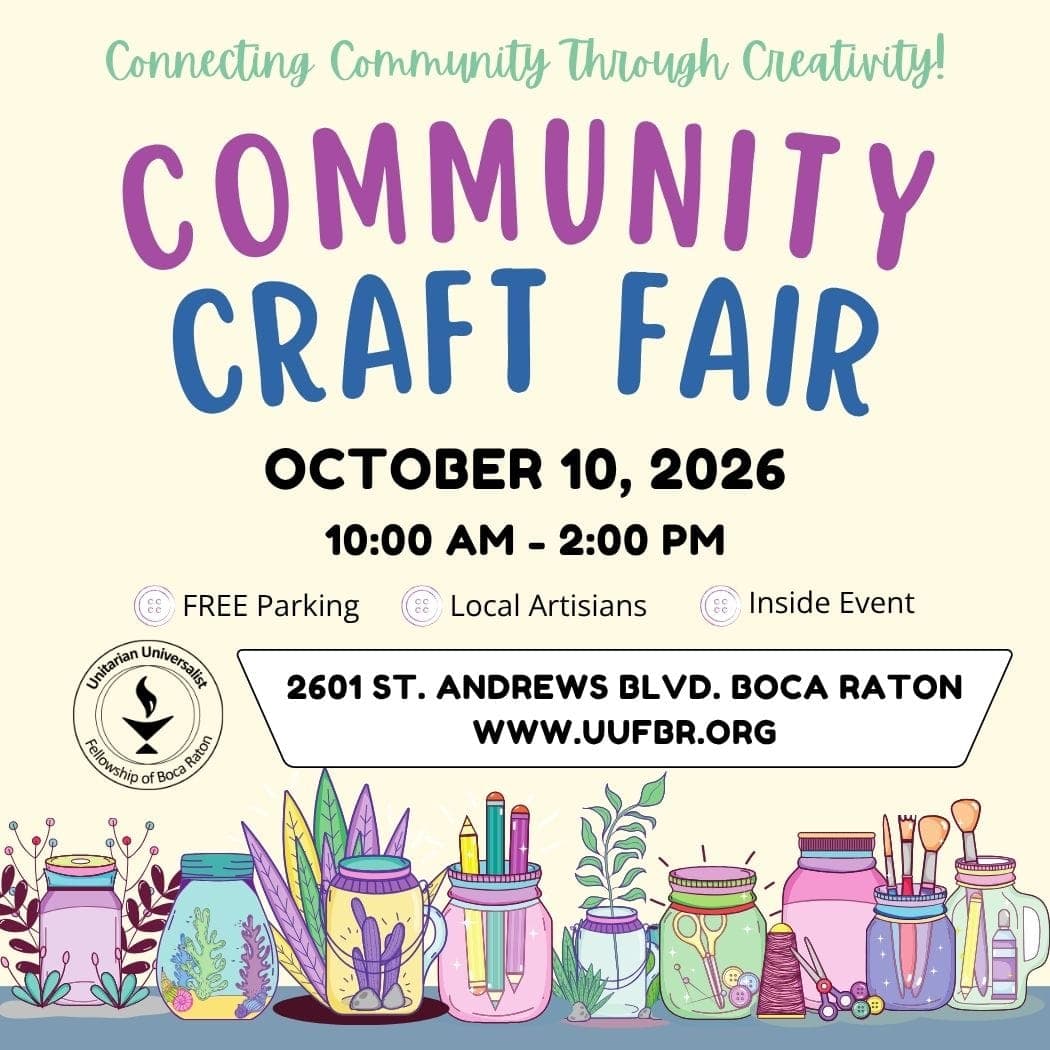 2026 UUFBR Craft Fair
