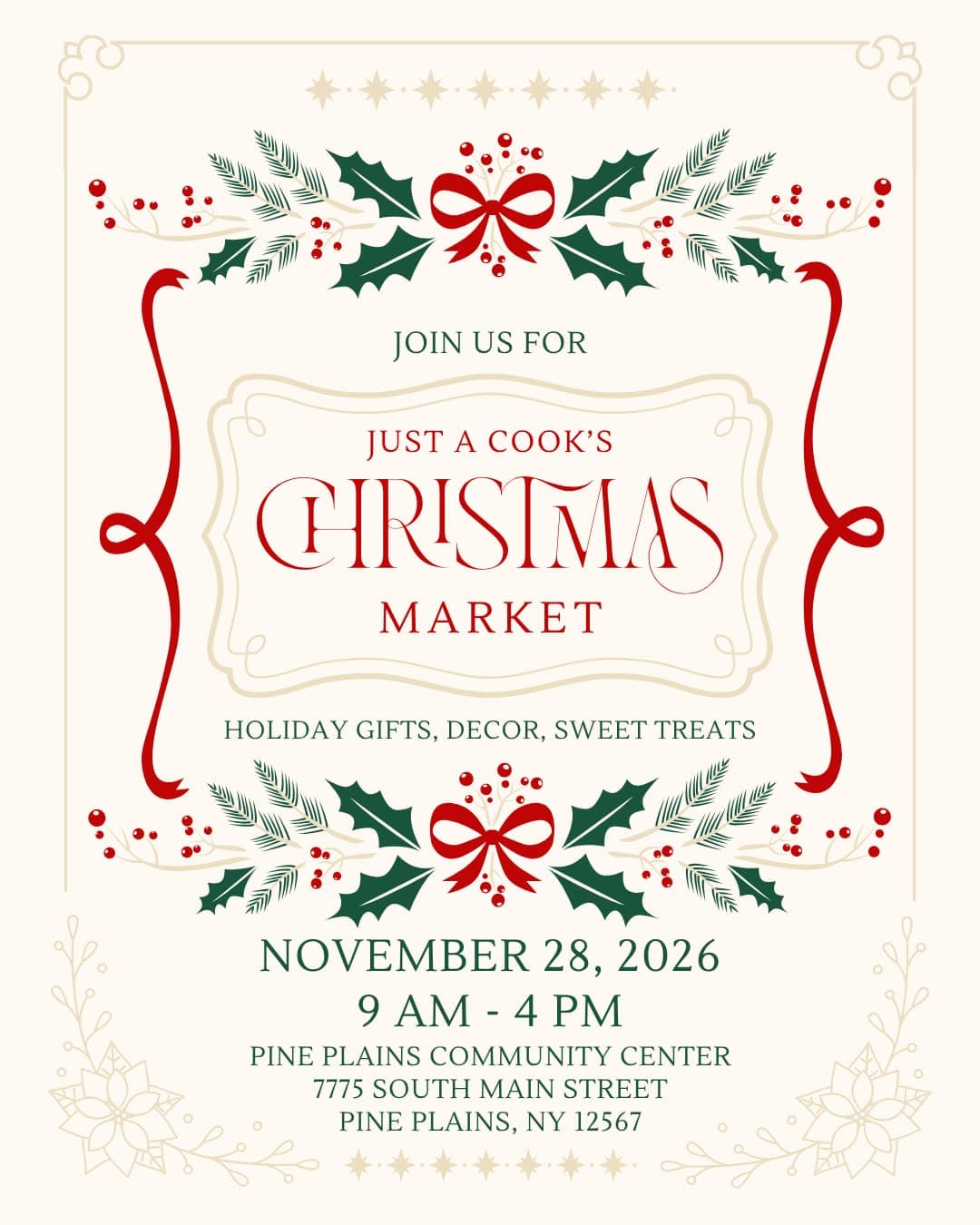 The 3rd Annual Just A Cook’s Christmas Market