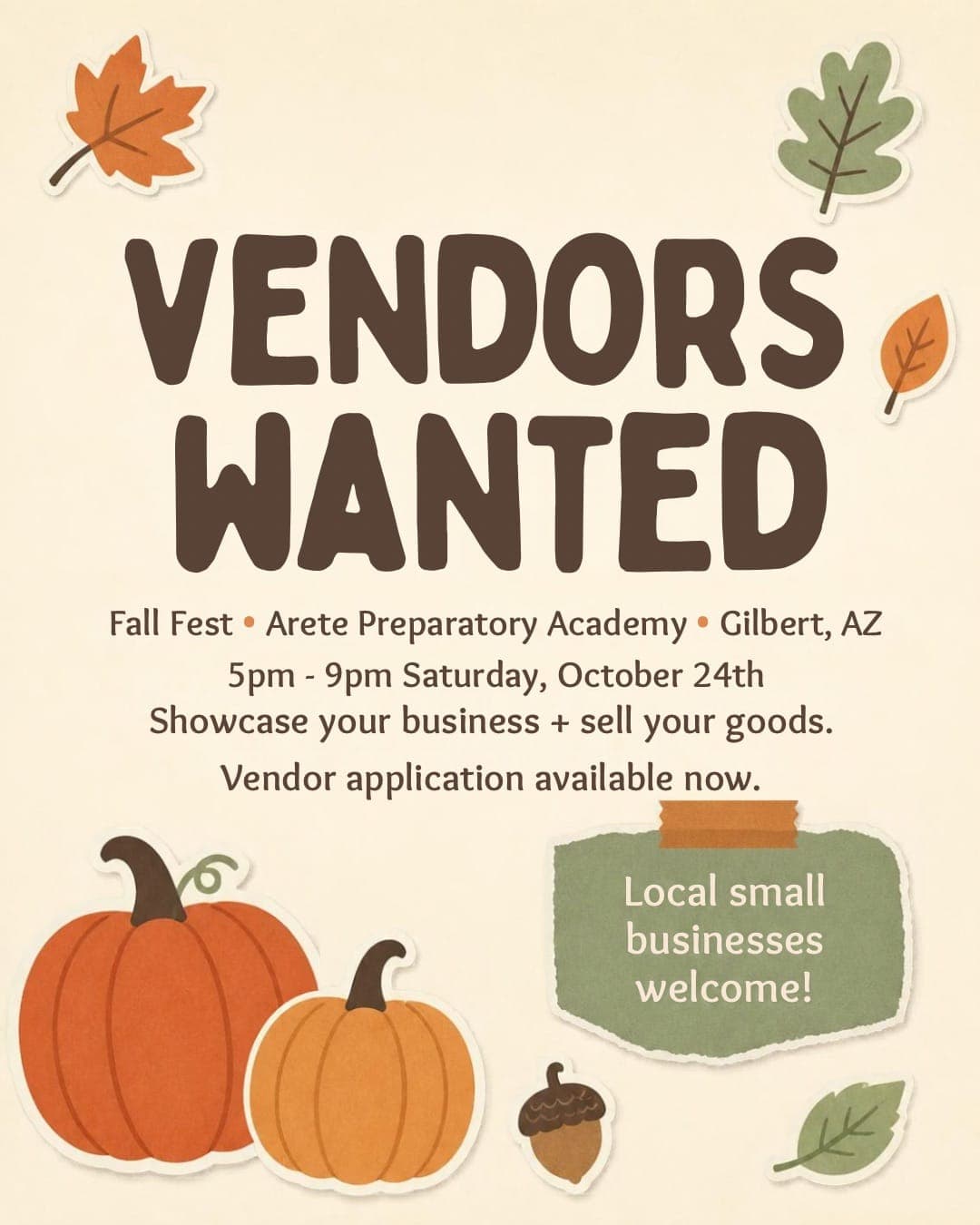Arete Prep Fall Fest 2026