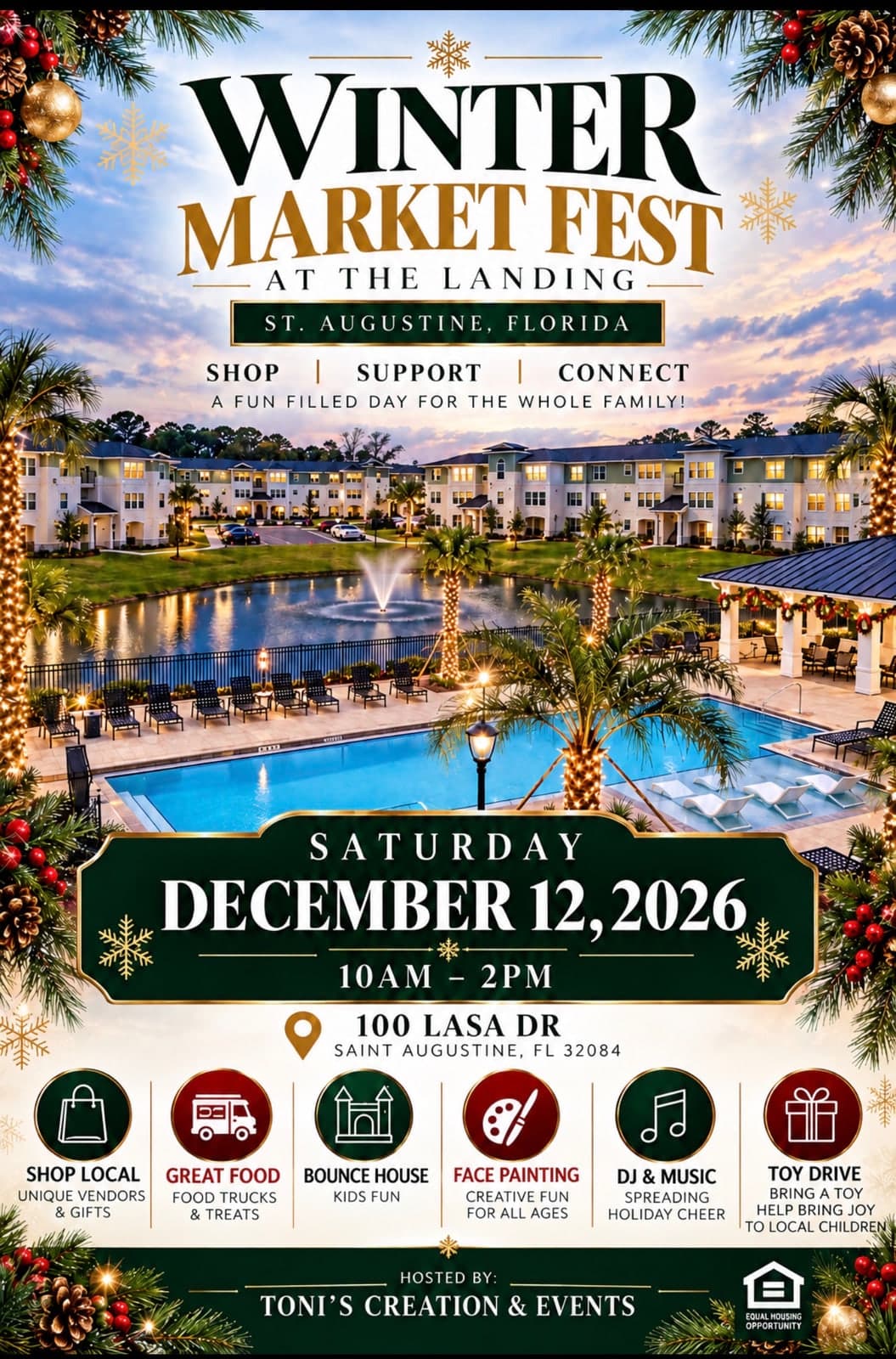 Winter Market Fest at the Landing- St Augustine