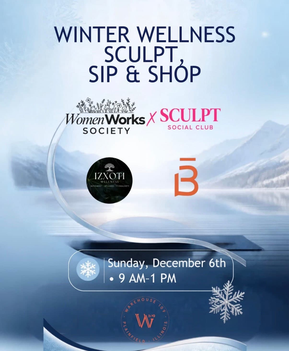 Winter Wellness Sculpt, Sip $ Shop