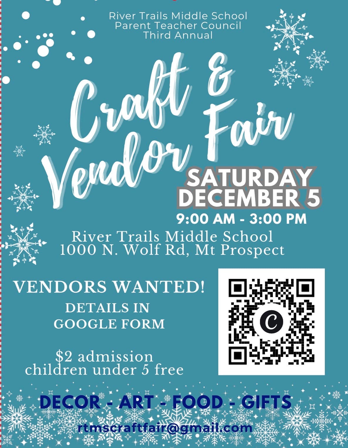 River Trails Middle School PTC Craft & Vendor Fair