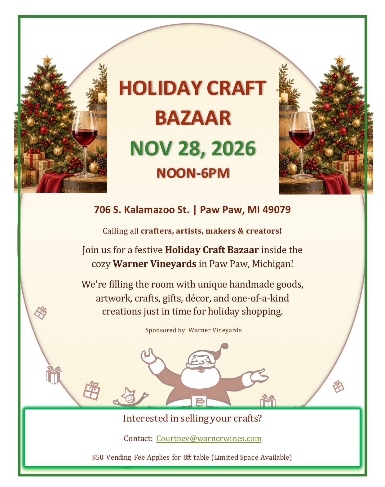 Warner Vineyards Holiday Bazaar