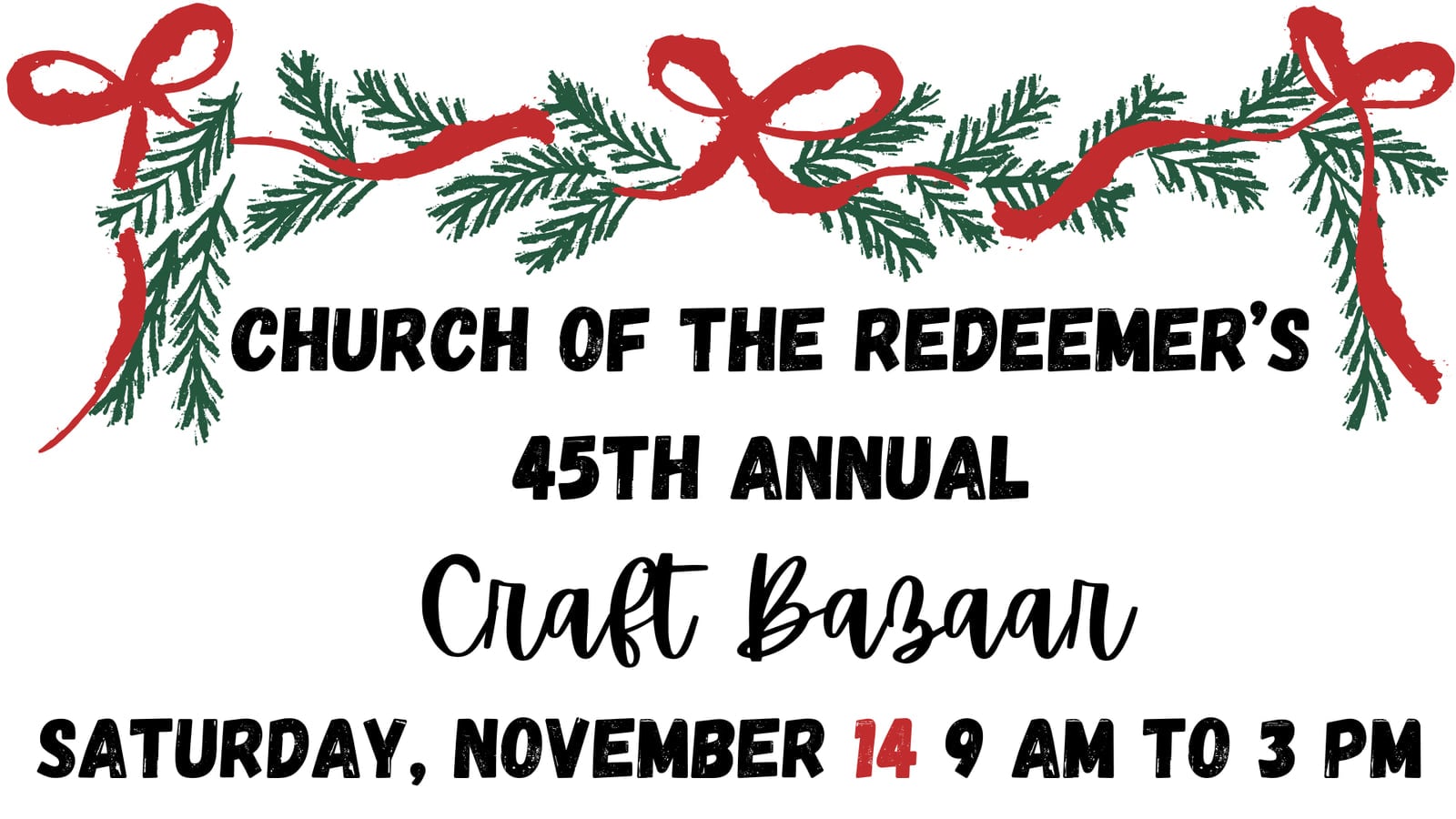 Church of the Redeemer Craft Bazaar