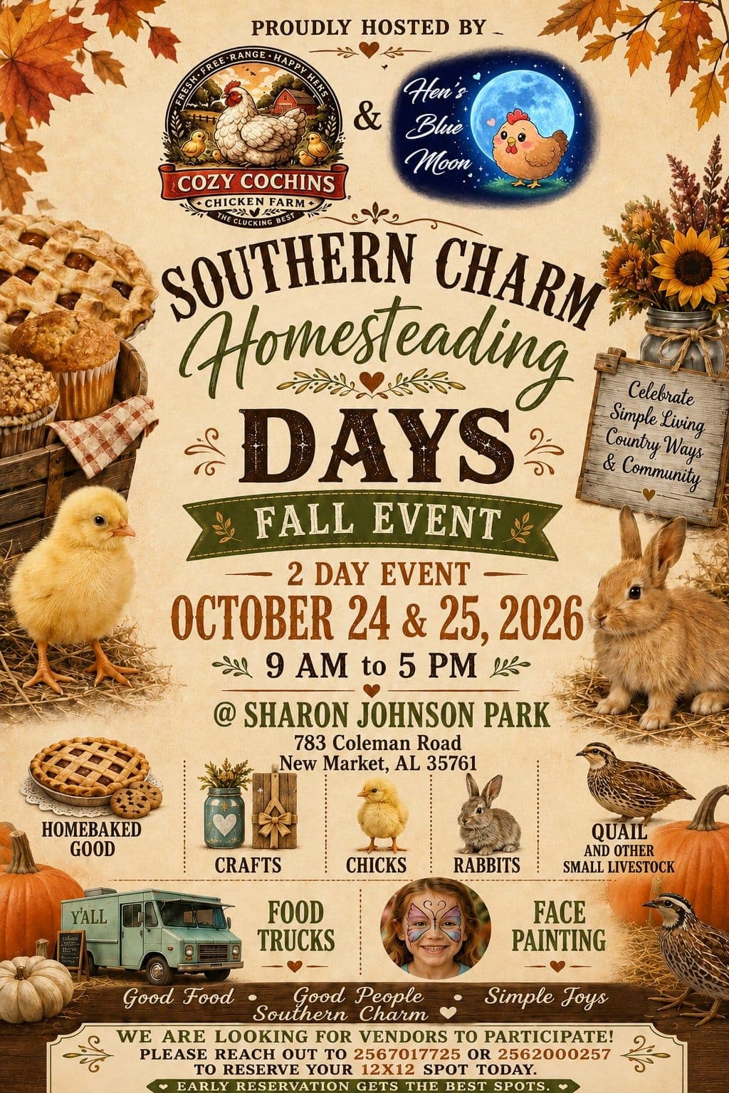 Southern Charm Homesteading Days Fall 2026