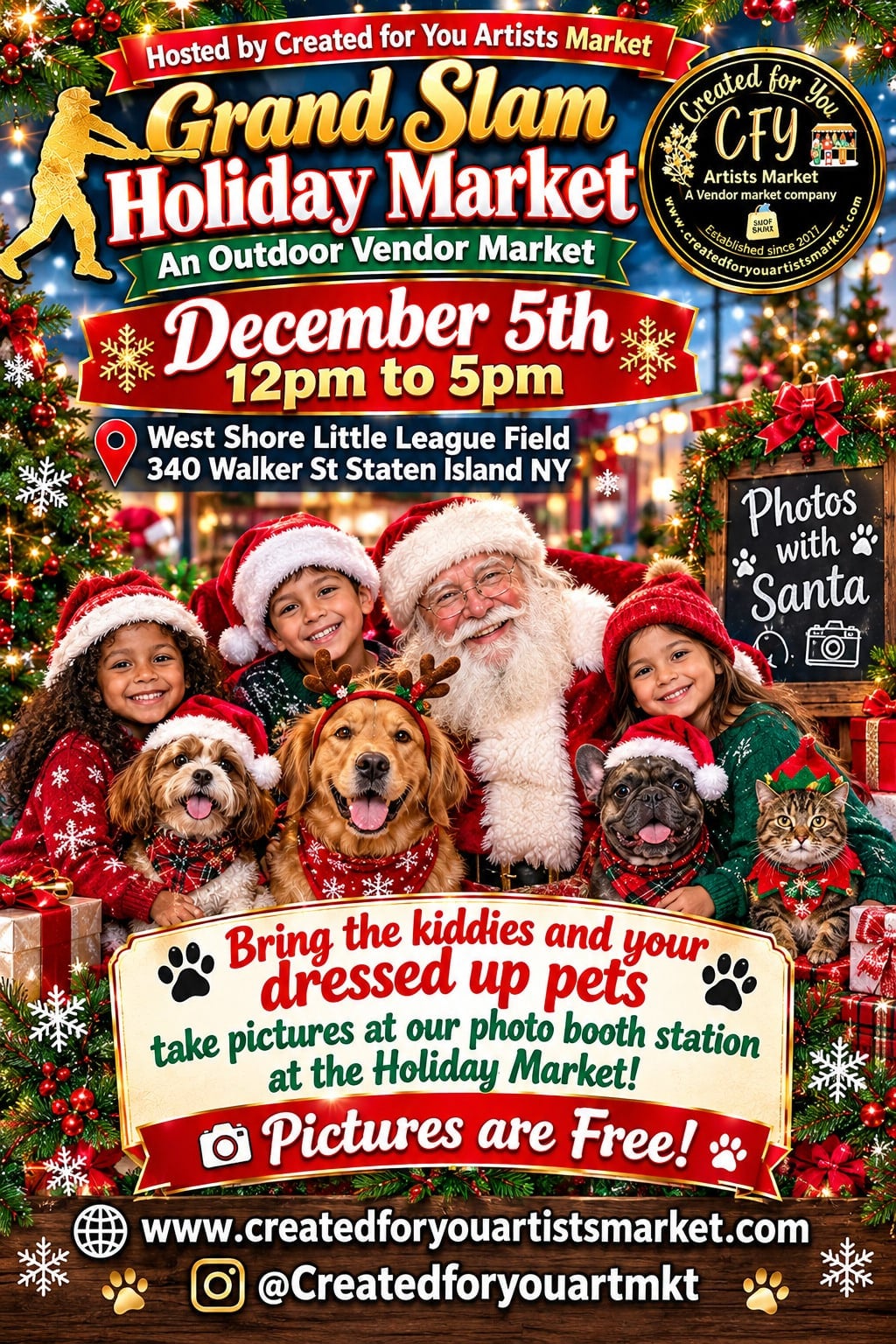 Grand Slam Holiday Vendor Market
