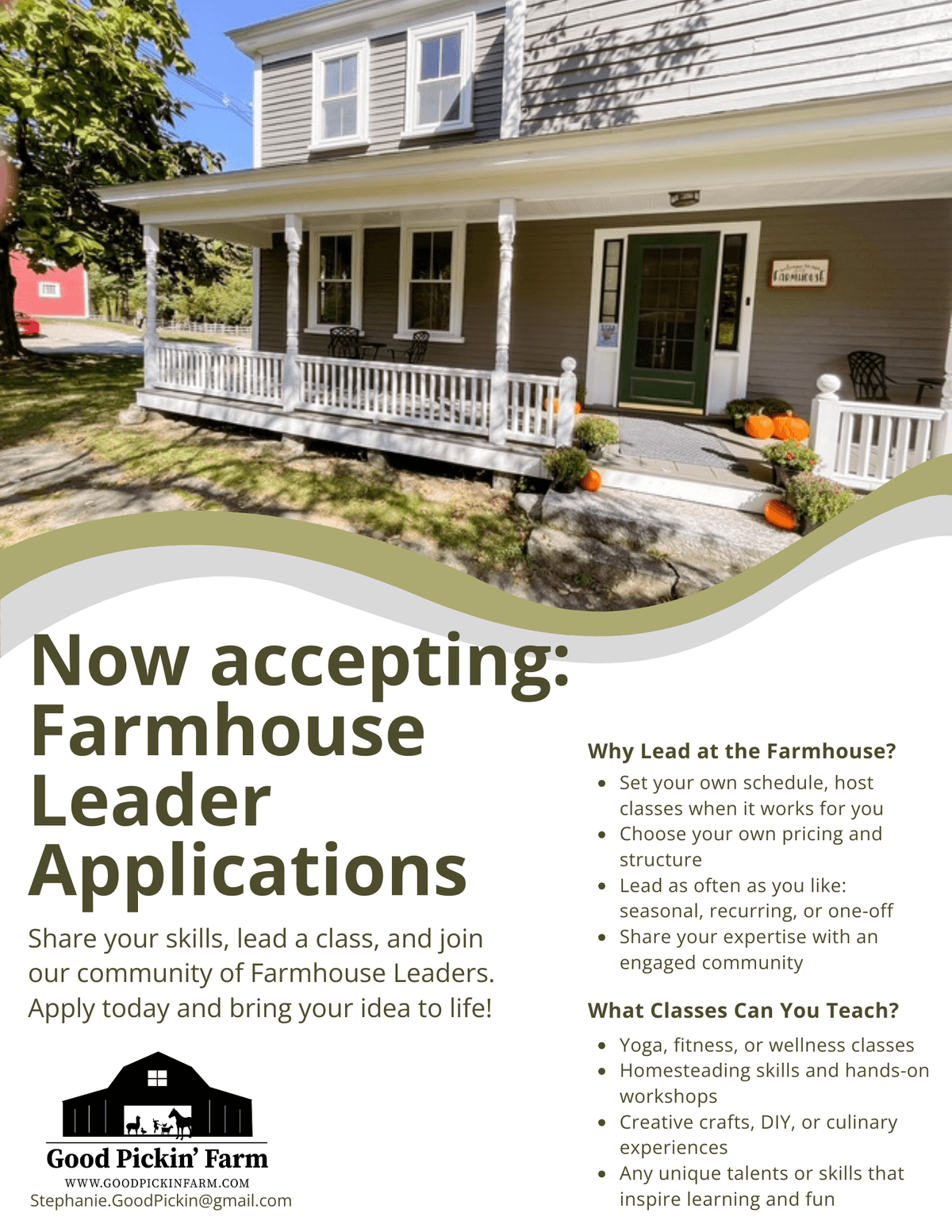 Cover image for Farmhouse Experience Host