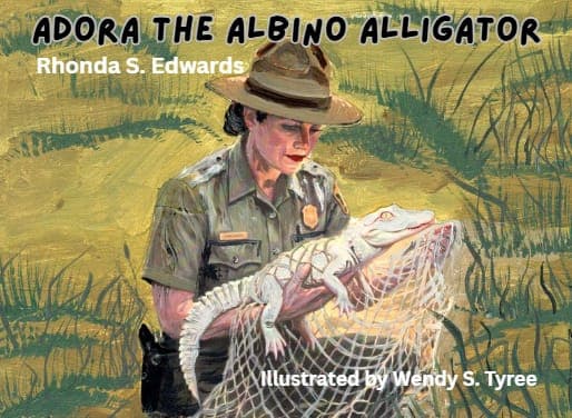 Adora the Albino Alligtor