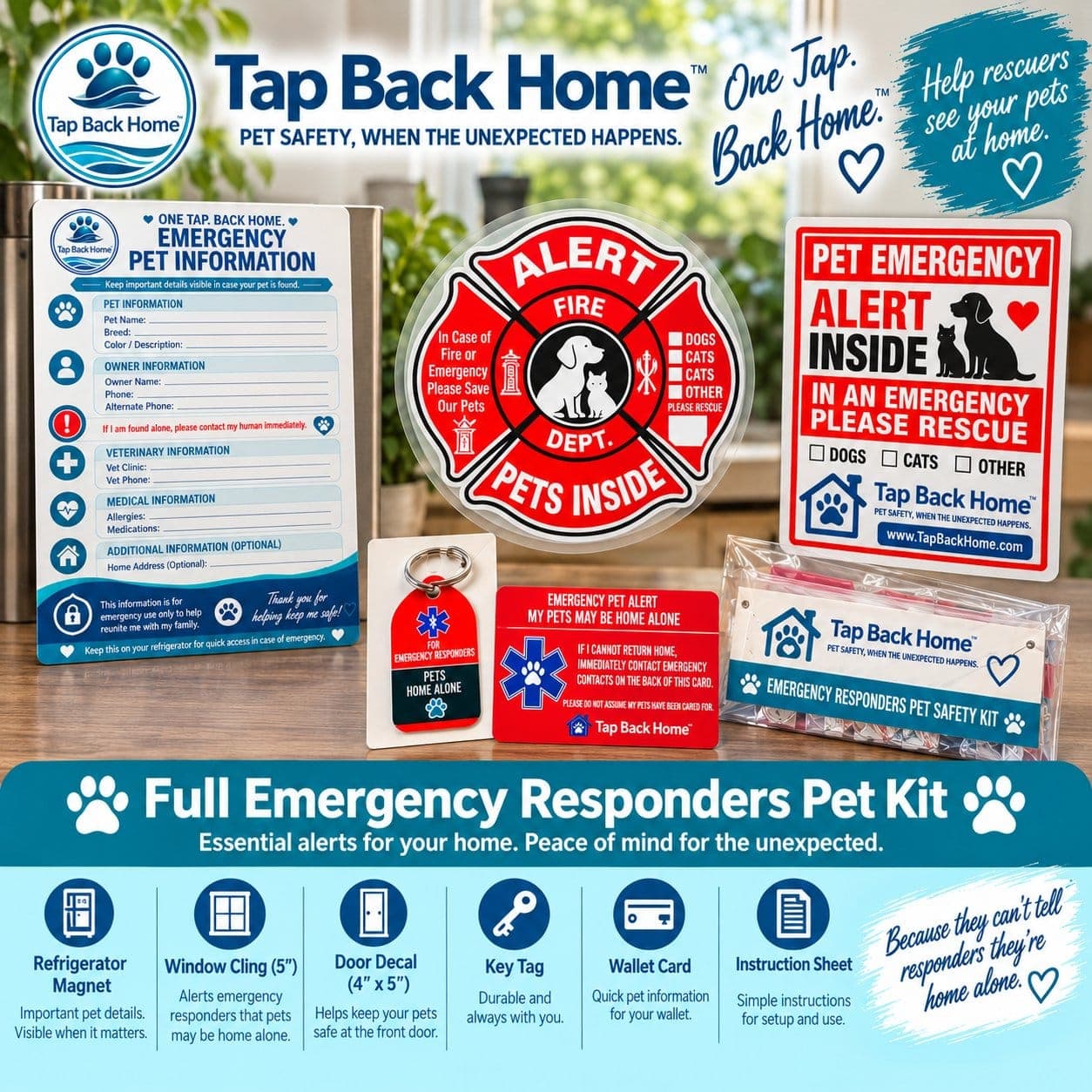 Emergency Responders Pet Safety Kit – Basic