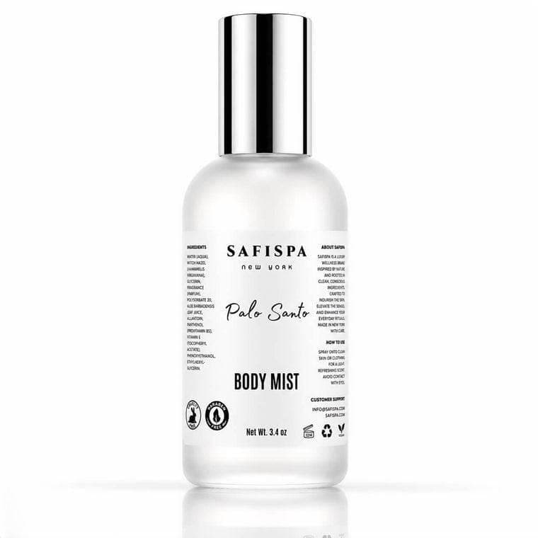 SaFiSpa Luxury Body Mist – 12 Fragrance Options, 3.4 oz