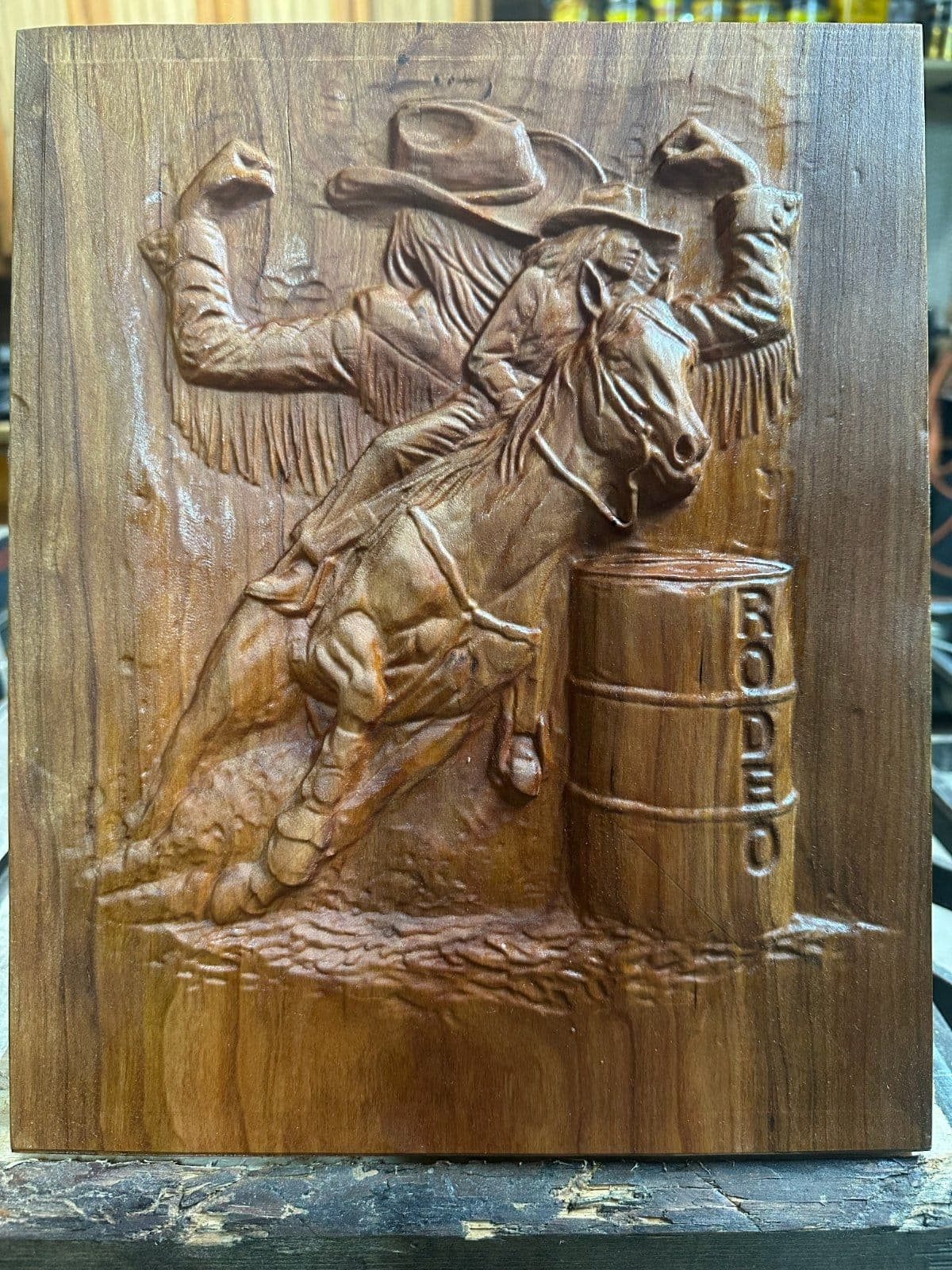 Cowgirl barrel racing rodeo