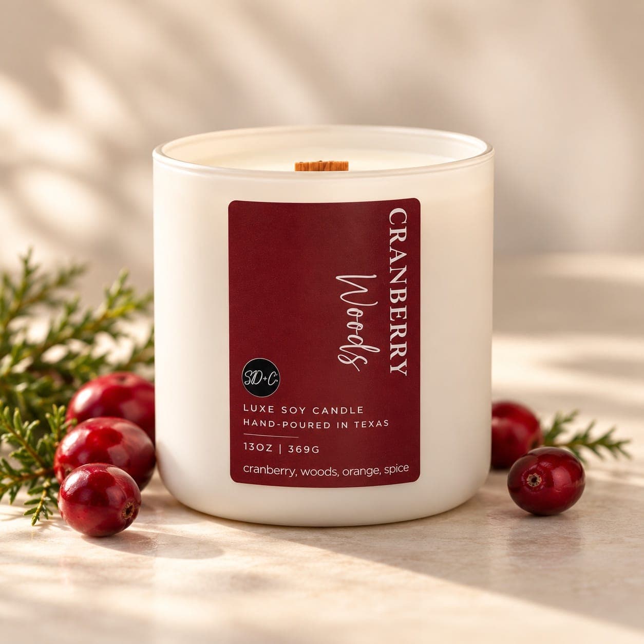 Cranberry Woods | 13 oz Luxe Soy Candle