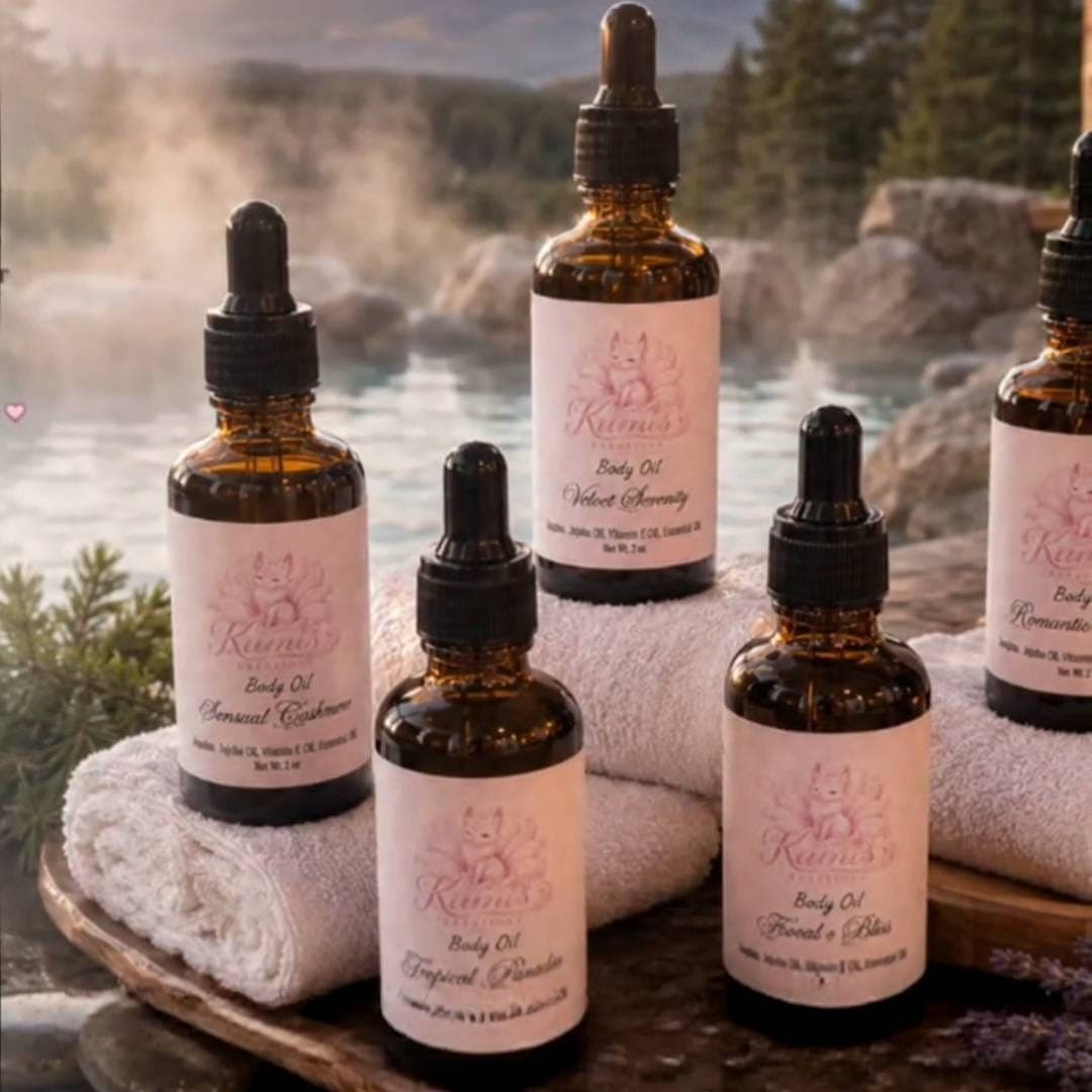 Scented moisturizing body oils