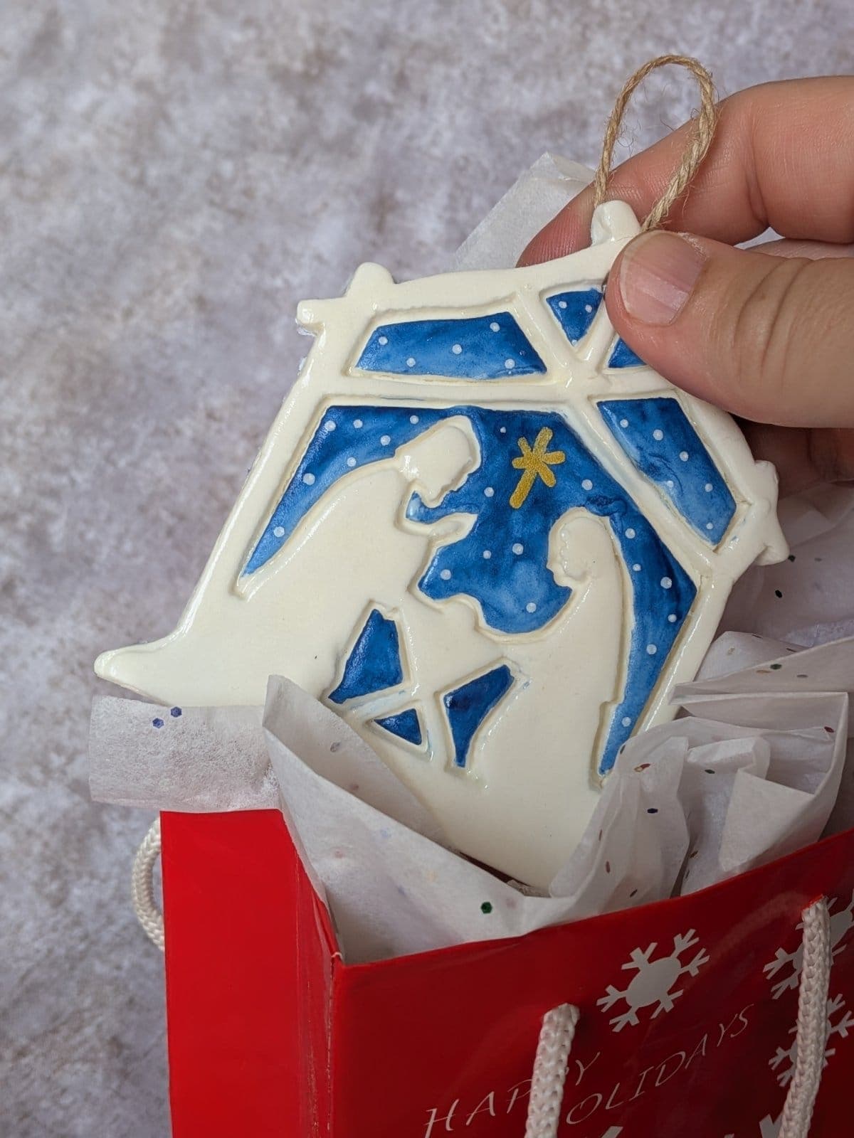 Nativity Silhouette Ornament