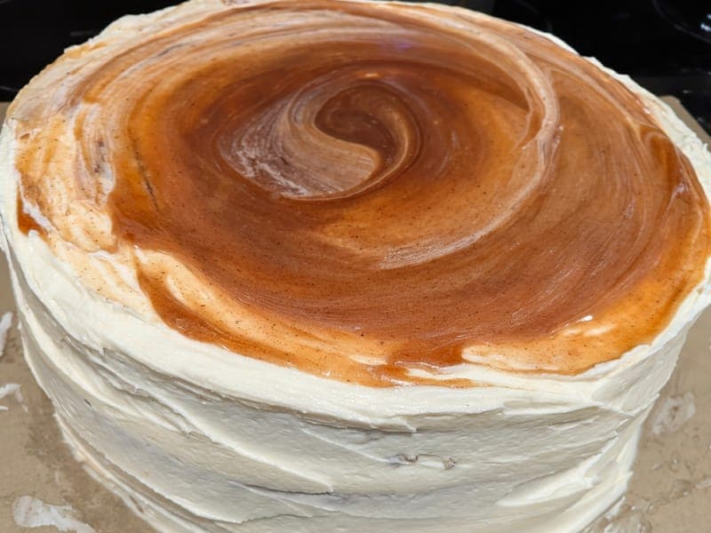 Banana Caramel Cake