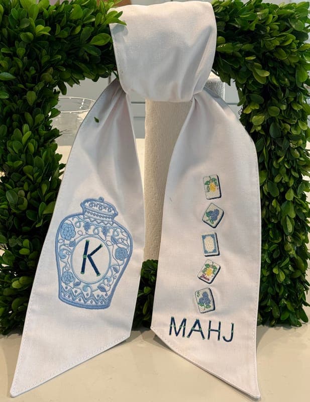 Mahjong Wreath Sash